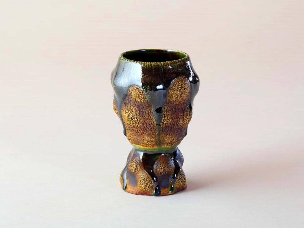 陶芸家中野拓が火星をモチーフに創作した器　 pottery ceramic art Mars-inspired created by a ceramist Taku Nakano